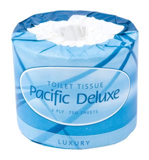 CTPD2700 Pacific Deluxe Toilet Paper Wrapped 2ply / 700 sht / 48 units per ctn