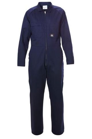 Overall Navy Polycotton Metal Zip