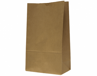 #16 Block Bottom Brown Paper Bag 240Wx390Lx120D