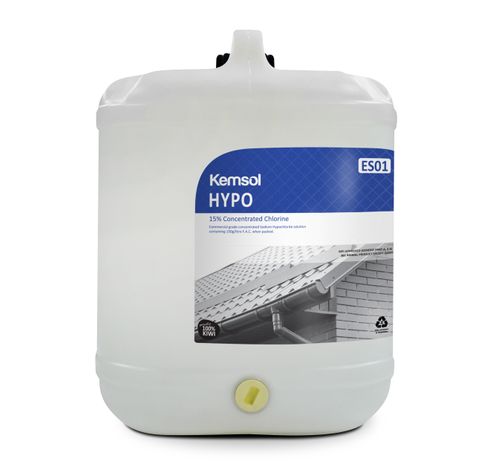 ACLC20 Kemsol Hypo 15 Chlorinated Bleach Cleaner 20 Ltr