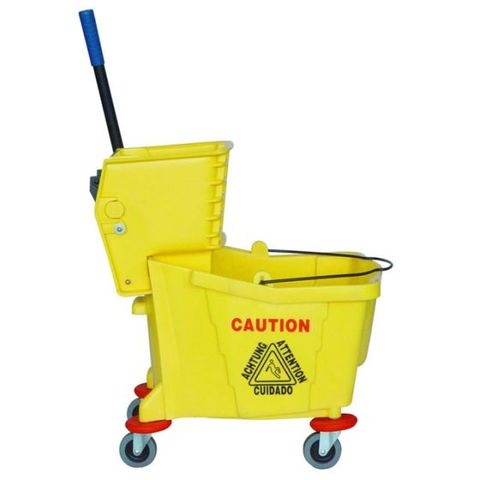 BUCJPB NZ Janitor Yellow Press Bucket