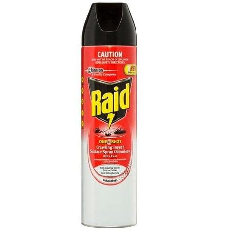 JIRS  Johnson Raid Professional One Shot Crawling Insect Killer Residual 450gm