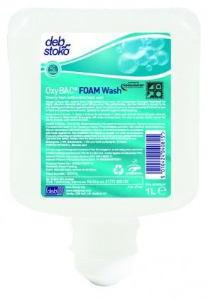 Deb OxyBac Antibacterial Foam Handwash 1L