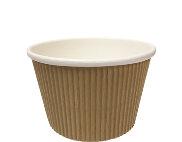 Savori Textured Hot Pot Brown Kraft 450ml