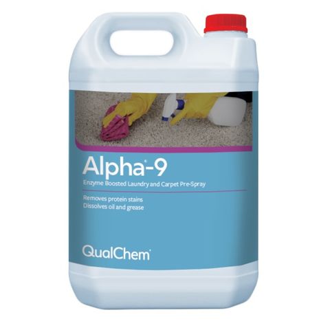 QualChem Alpha 9 Enzyme Boosted Laundry Pre-Spray 5L