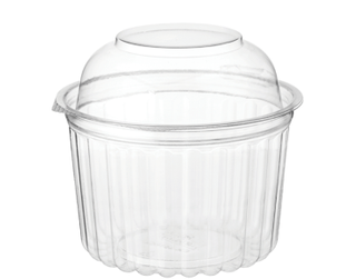 Eco Smart Clear View Food Bowl Dome Lid  455ml 25 slve