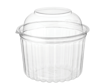 Eco Smart Clear View Food Bowl Dome Lid  455ml 25 slve