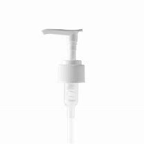 White Lotion Pump Lockable 28/410