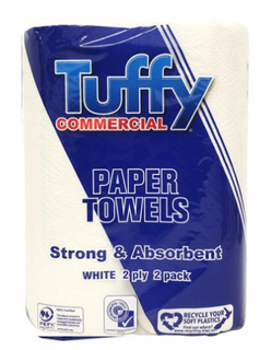 Tuffy Kitchen Paper HandTowel Twin Pack