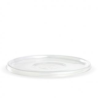 EB-BLL-PP Biopak 800-1,420ml / 24-48oz Clear PP BioBowl Lid 50 units per slve