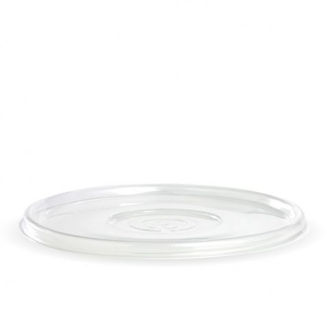 EB-BLL-PP Biopak 800-1,420ml / 24-48oz Clear PP BioBowl Lid 50 units per slve