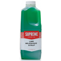 Supreme Milk Shake Syrup Lime 2L