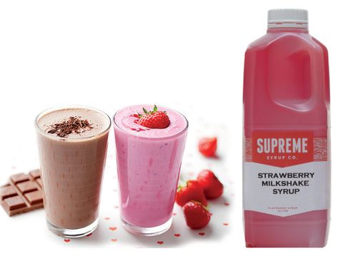 Supreme Milk Shake Syrup Strawberry 2 Ltr
