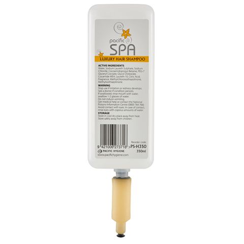 CTPSH350 Pacific Spa Luxury Hair Shampoo 350ml Cartridge