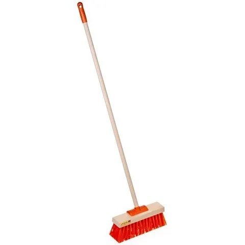 AR8140 Raven Yard Broom Extra Stiff Hi-Vis 405mm
