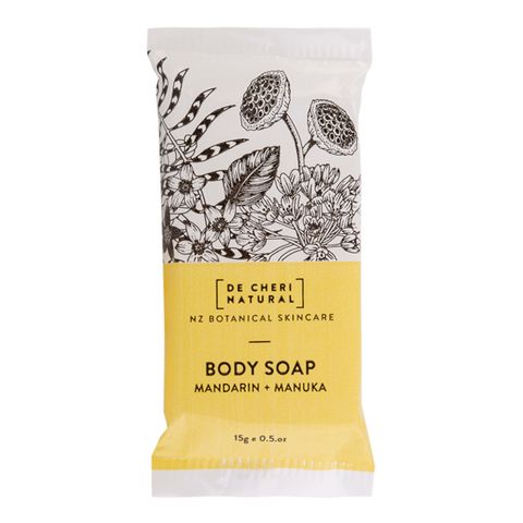 Natural Plastic Wrapped 15gm Soap x 500