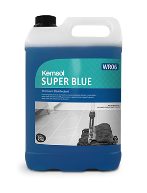 FK-SUPBL05 Kemsol Super Blue Premium Disinfectant - 5 Ltr