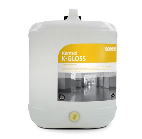 FK-KGLOSS20 Kemsol K-Gloss Vinyl Flooring Polish 20 Ltr