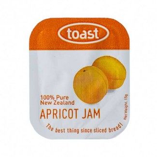 Toast Apricot Jam 48 units per tray