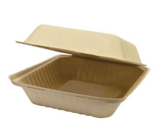 MPM Container Hinged Enviro snack pack 220x200x77mm