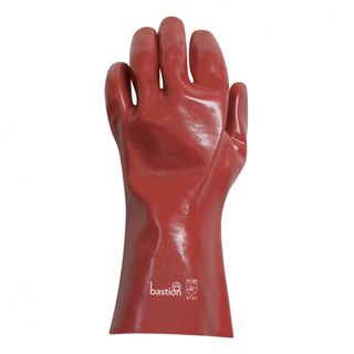Bastion PVC Red Gloves 270mm Size 10 XL