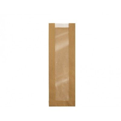 Baguette Window Paper Bag 390x118x40mm