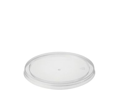 Microready Round Flat Takeaway Container Lids