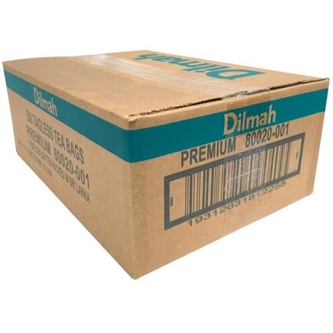 Dilmah Tea Bags Premium Regular Black Tea Tagless 500ctn