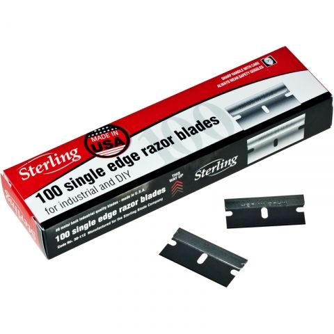 PACSB100 Peers Single Edge Razor Blades Pkt 100