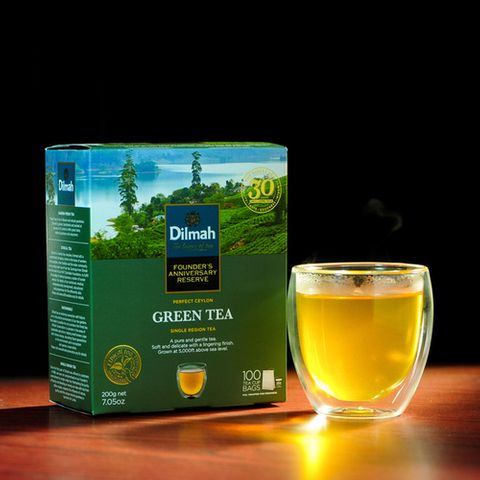 RH81487 Dilmah Tea Bags Natural Green Tea Infusion Foil Enveloped 100 units per