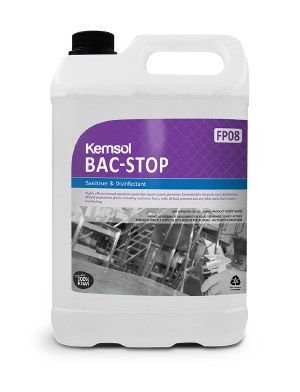 Kemsol Bac-Stop Sanitiser Disinfectant 5 Ltr