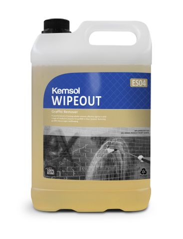 FK-WIPEOUT05 Kemsol Wipeout Graffiti Remover 5 Ltr