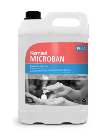 FK-MICRO05 Kemsol Microban Hand Sanitiser - 5 Ltr