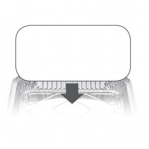 CN8008979 Confoil Container Lid For 72312 Tray (7231LB) 100 per ctn