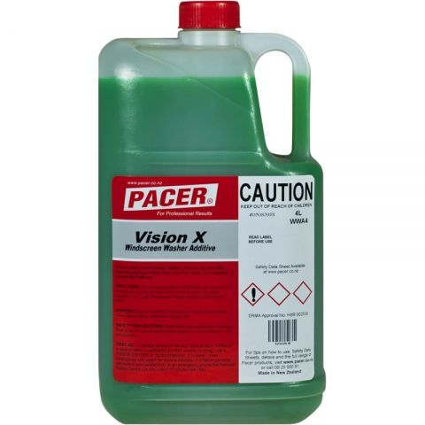 Pacer Vision X Windscreen Additive 4 Ltr