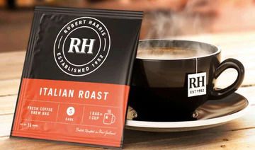 RH6931 Robert Harris Italian Roast 3650 Plunger Coffee bag 14g 50 units per ctn