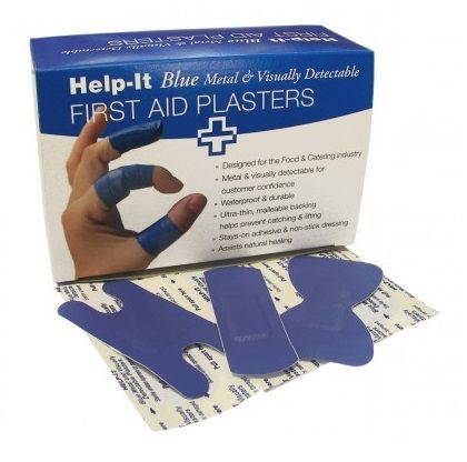 Blue Food Grade Plasters Mixed