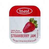 HPTOASTS Healthpak Strawberry Jam 48 units per tray