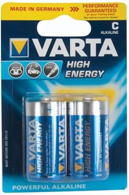 Varta Alkaline Battery Size C Card 4