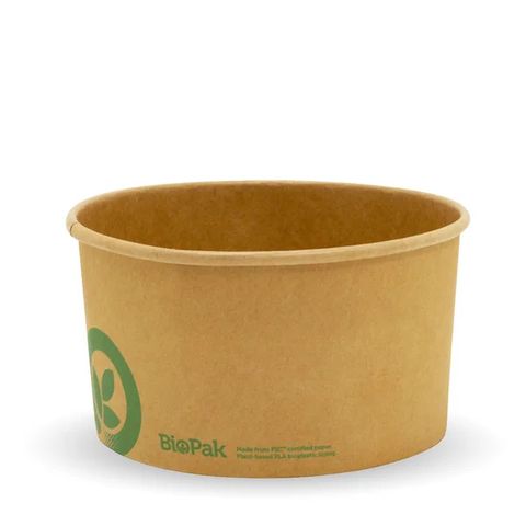 EB-BL-EXTRA-LARGE Biopak Large Kraft Biobowl 1300ml