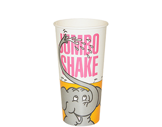 Jolly Jumbo Milk Shake Cup 24oz 25 per sleeve