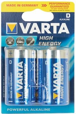 Varta Alkaline Battery Size D Pack of 12