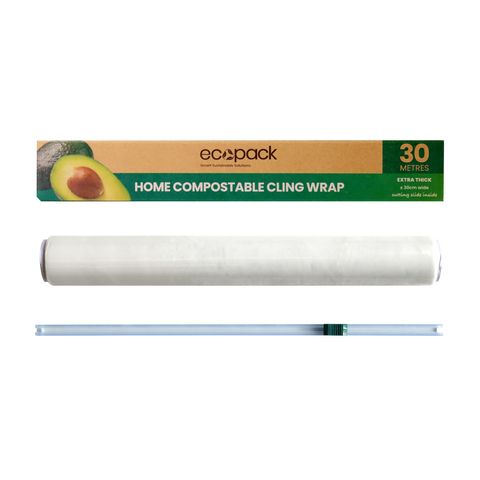 BODCW30 Ecopack Home Compostable Cling Wrap 30m X 30cm