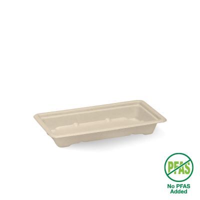 Biopak Plant Fibre Small Sushi Tray 100 units per slve