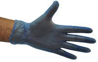Safeplus Blue Vinyl Glove Ex-Large Powder Free
