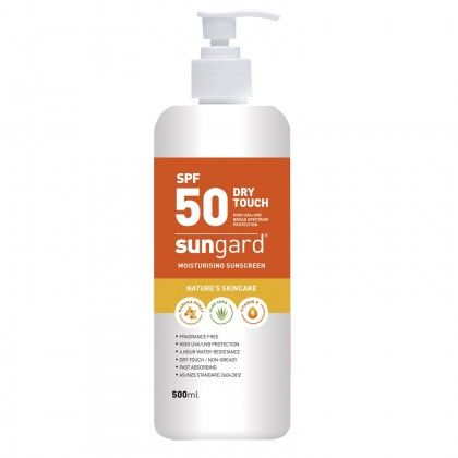 SUNGARD SPF50 Sunscreen 500ml Pump Bottle With Aloe Vera & Vitamin E