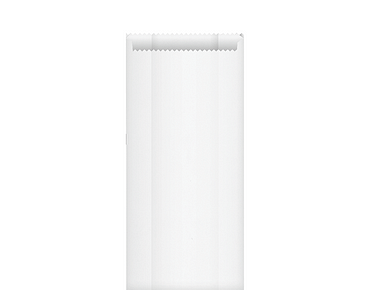 #4 White Grease Proof Satchel 153x260x51mm 1000pk