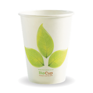 Biopak 280ml / 8oz Leaf Single Wall Biocup 50 units per slve