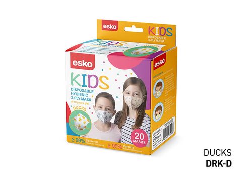 Kids 3 Ply Disposable Mask Duck 20 per box