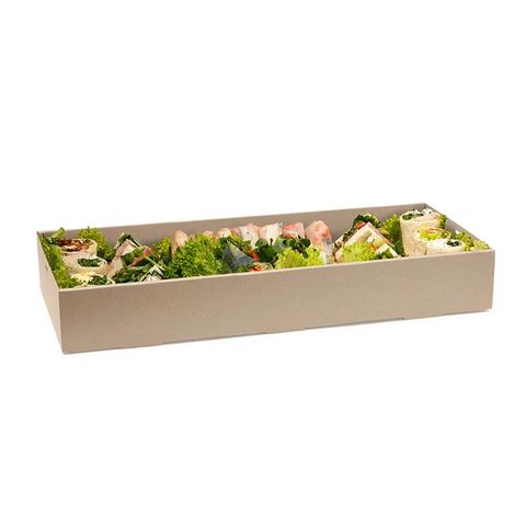 EBB-CB-L Biopak Large BioBoard Catering Tray Base ea